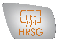 SIDE VIEW MIRROR HEATED W MOUNT